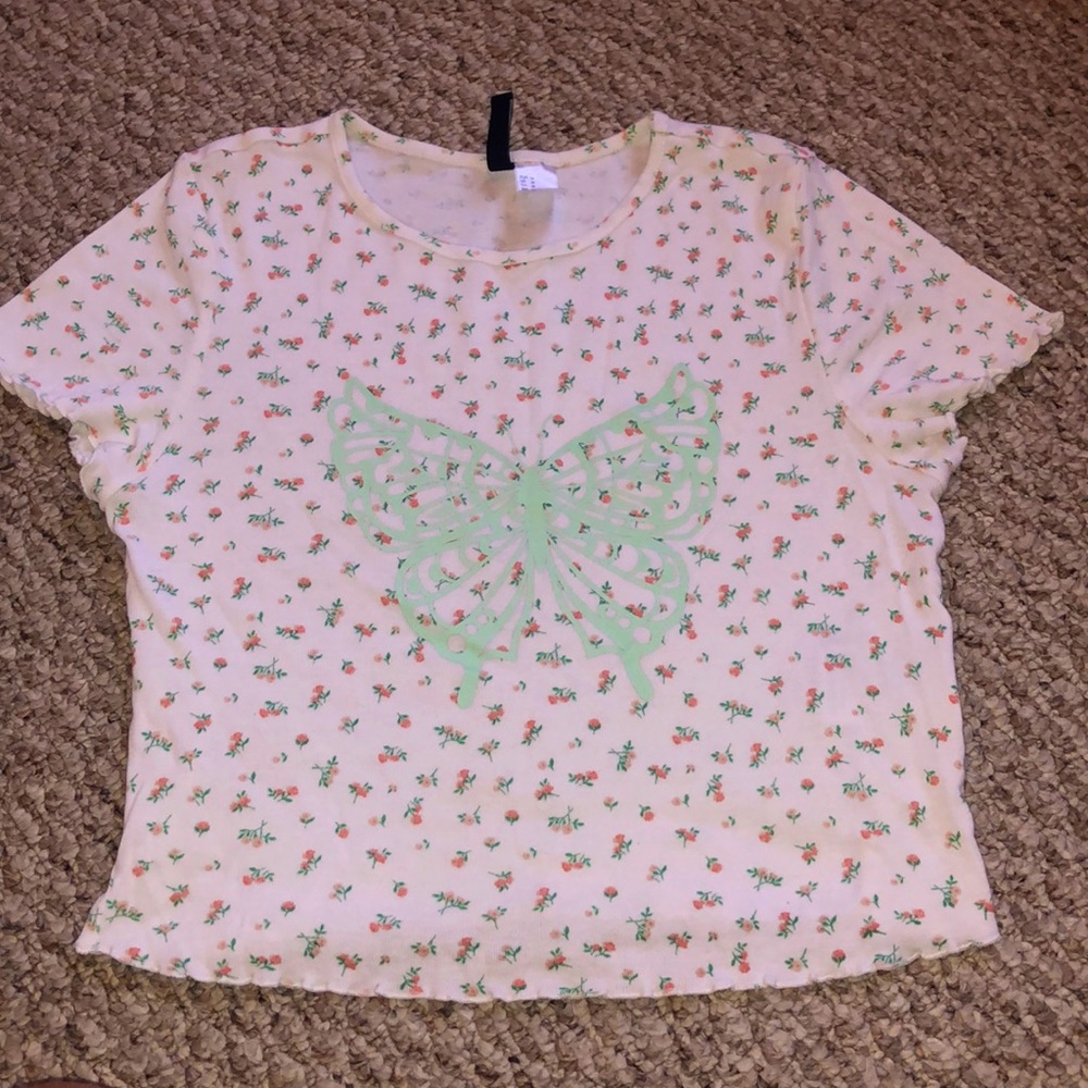 Divided h&m crop top